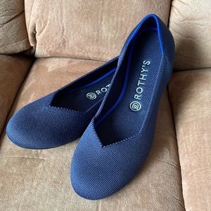 Rothy's The Flat Maritime Navy Size 10